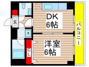 花見ビルの物件間取画像